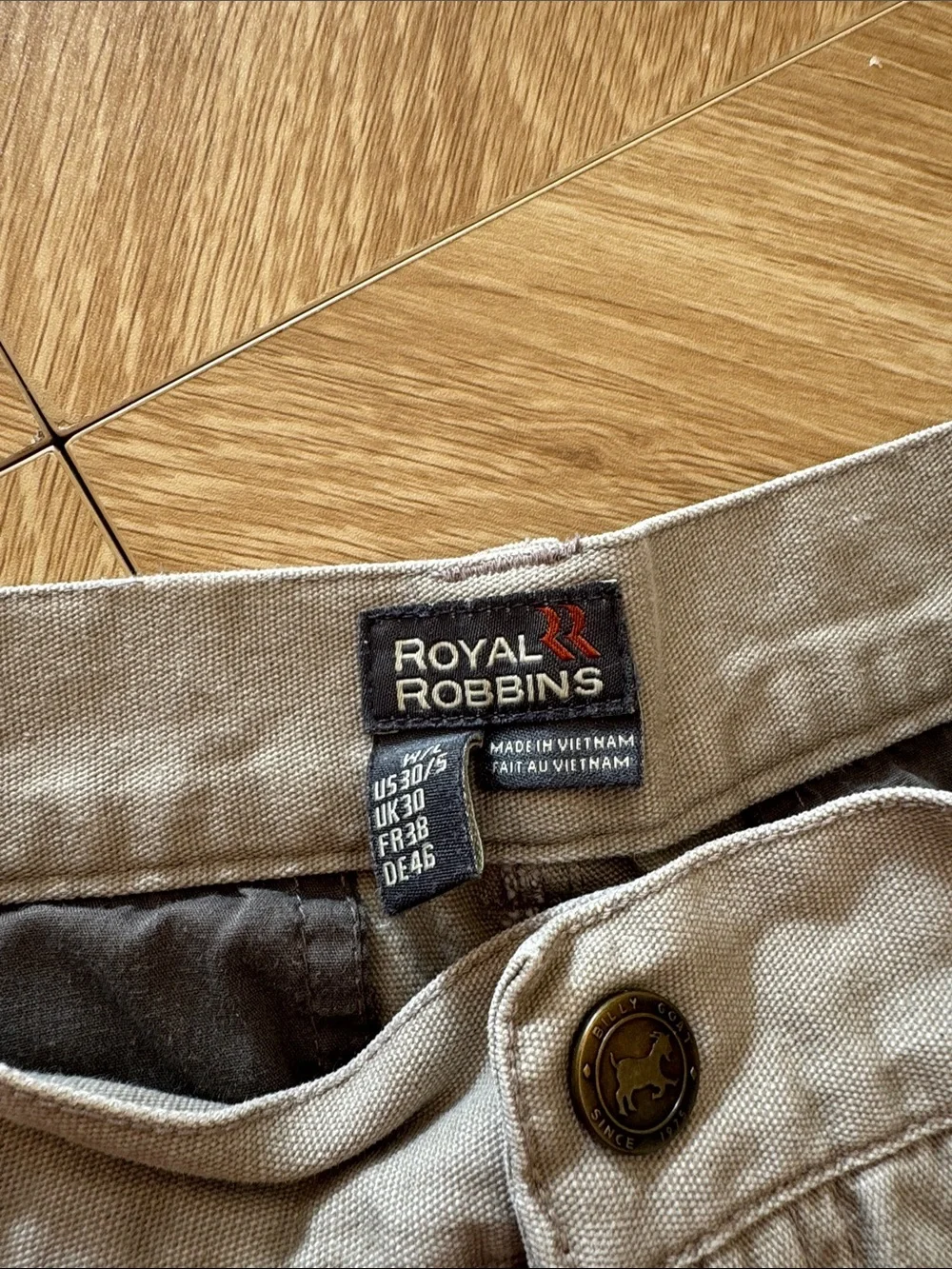 Royal Robbins pleated front
